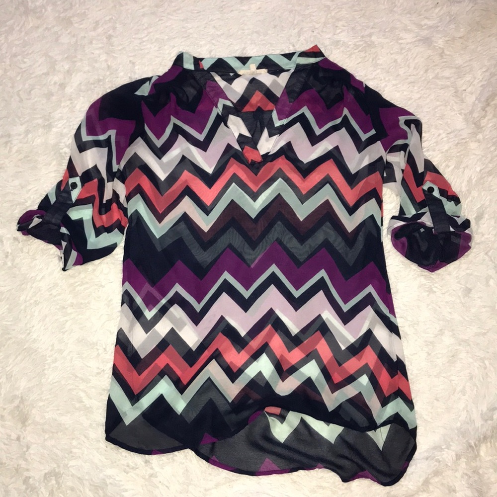 Chevron blouse